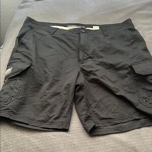 Men's Black Cargo Shorts
